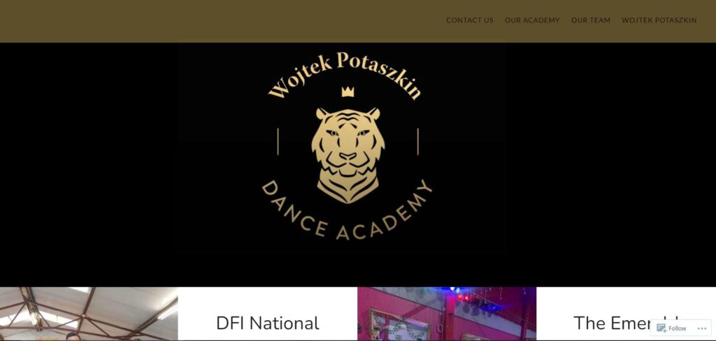 Wojtek Potaszkin Dance Academy Homepage