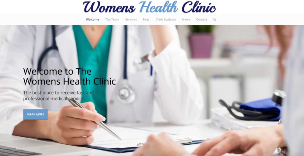 Womens Health Clinic Homepage