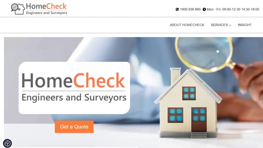 home check homepage