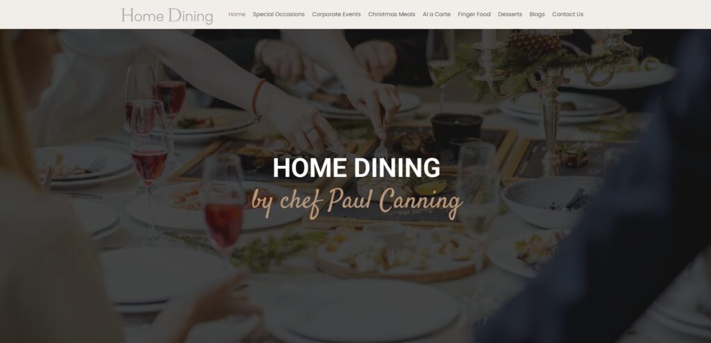 home dining by chef paul canning homepage