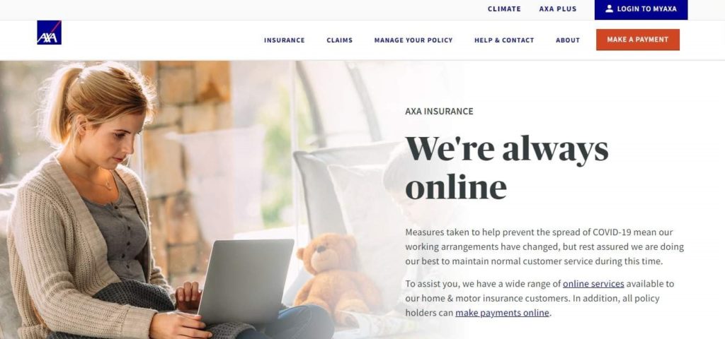 AXA Insurance - Long Mile Road Branch Homepage