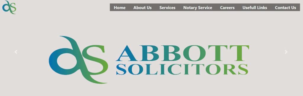 Abbott Solicitors Homepage