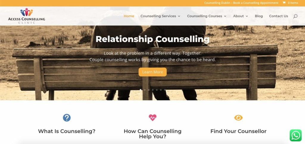 Access Counselling Clinic Homepage