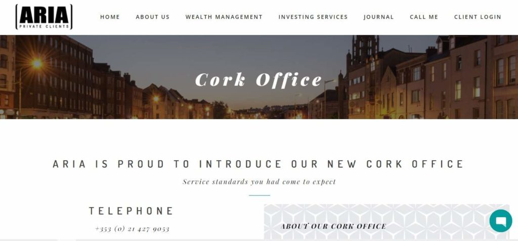 Aria Homepage