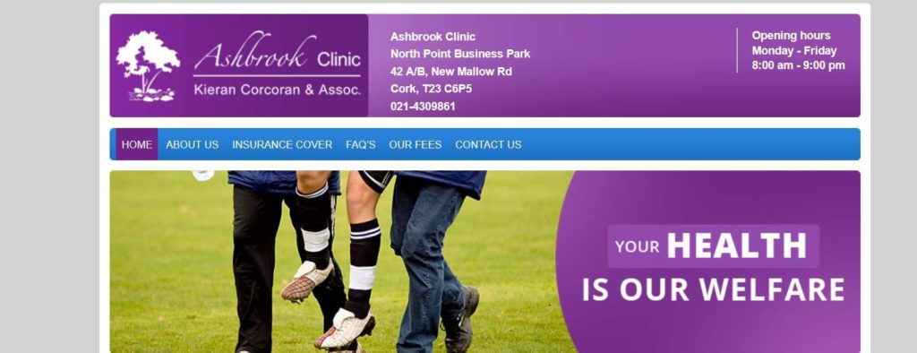 Ashbrook Clinic Cork Homepage