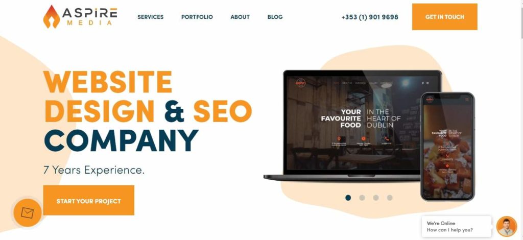 Aspire Media Homepage