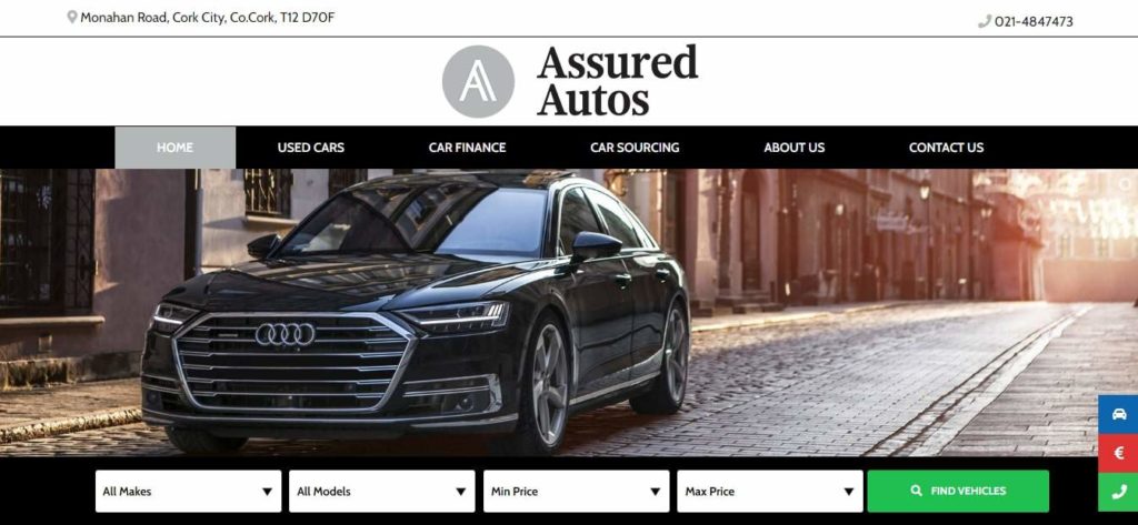Assured Autos Homepage