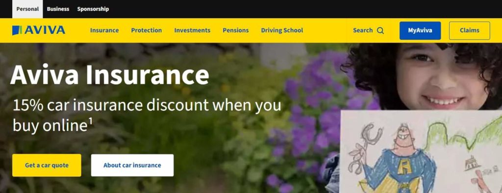 Aviva Homepage