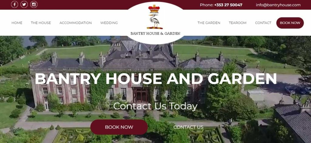 Bantry House and Garden Homepage