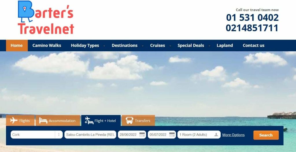 Barter’s Travelnet Homepage