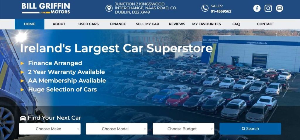 Bill Griffin Motors Homepage