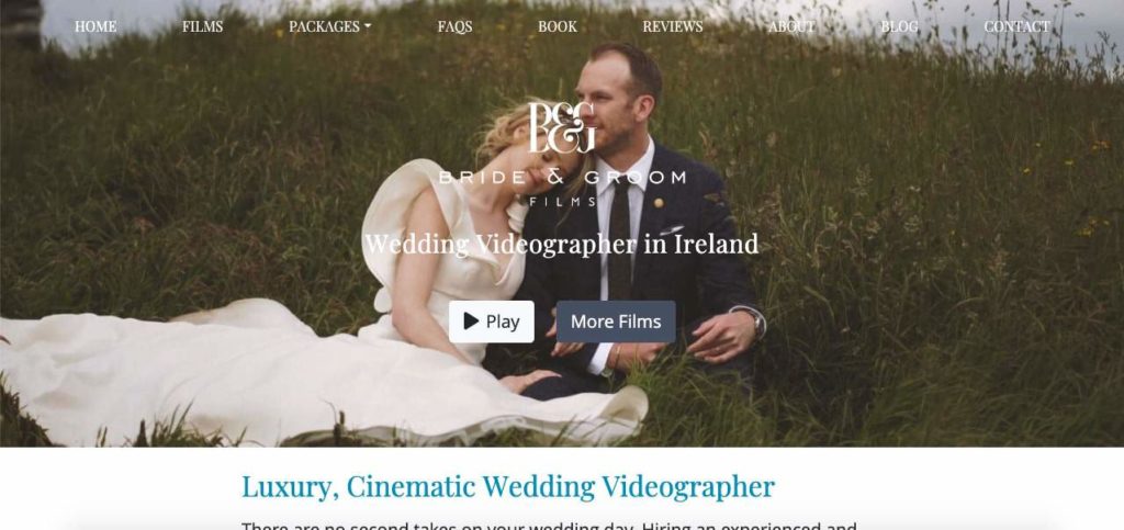 Bride and Groom Films Homepage