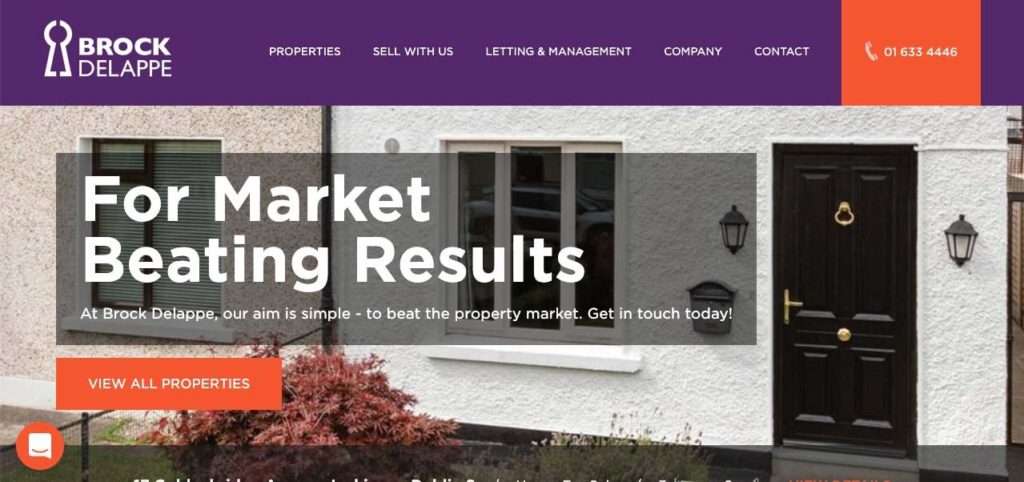 Brock Delappe Estate Agents Homepage