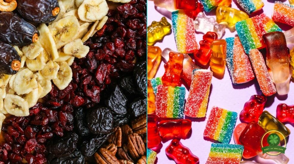 Chewy Candy and Dried Fruit