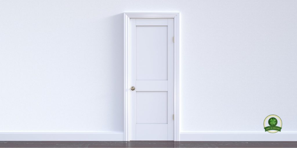Choosing how you will paint your door