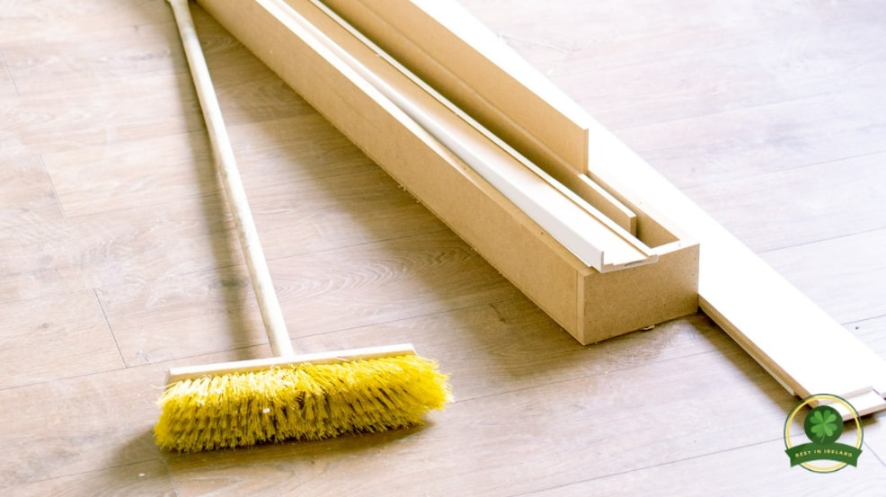 Clean the floor from dirt and mould