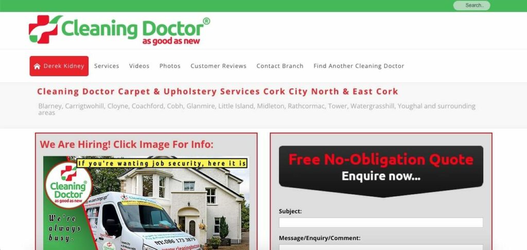 Cleaning Doctor Homepage