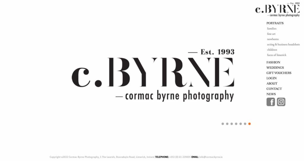 Cormac Byrne Photography – Limerick Homepage