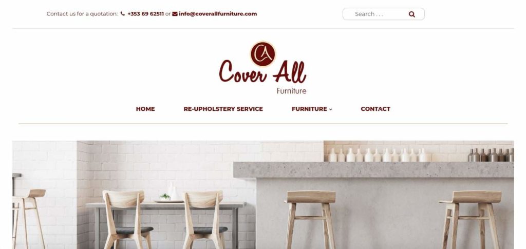 Cover All Furniture Homepage