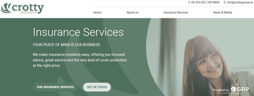 Crotty Insurance Homepage