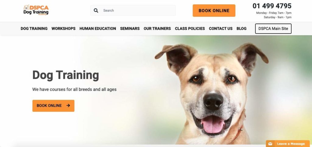 DSPCA Dog Training Homepage