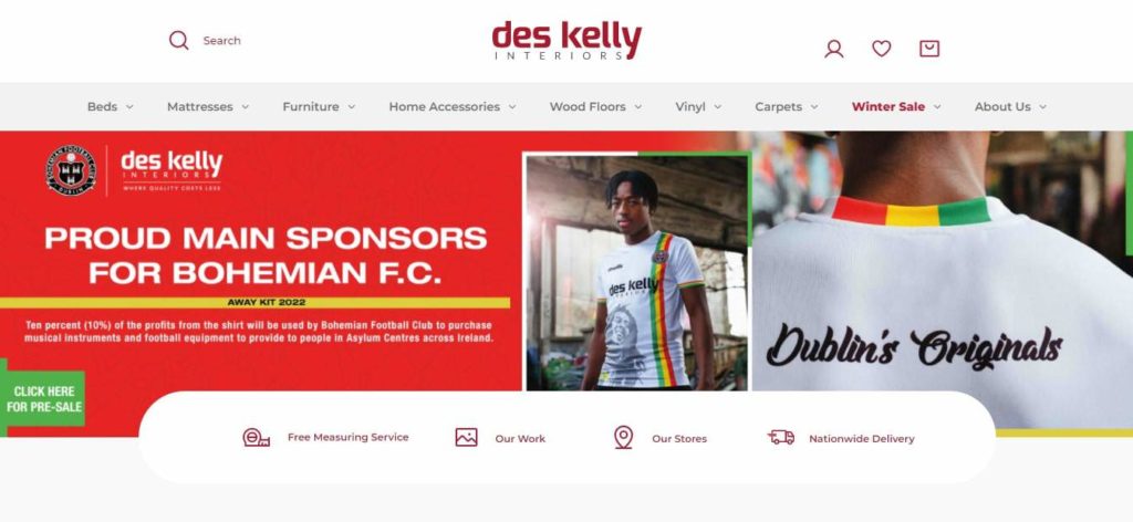 Des Kelly Interiors Homepage