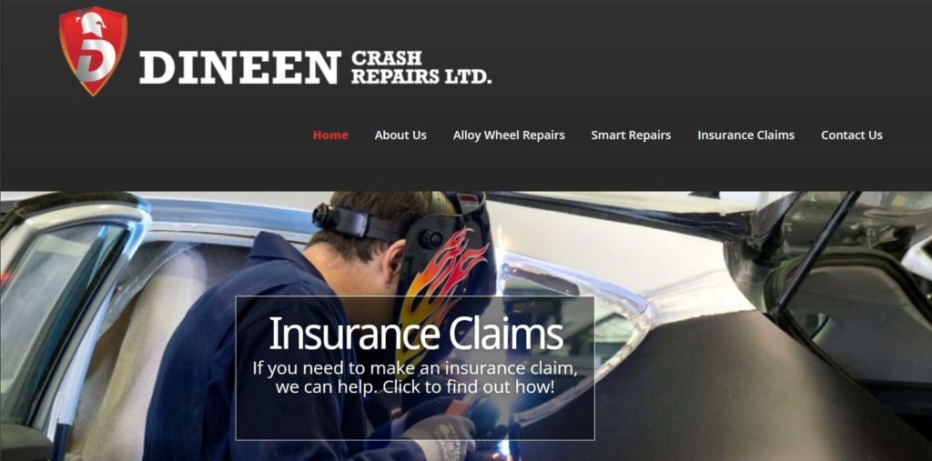 Dineen Crash Repairs Homepage