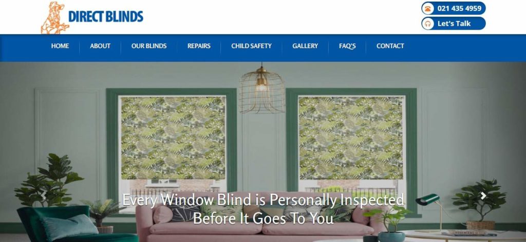 Direct Blinds Cork Homepage