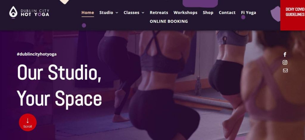 Dublin City Hot Yoga Homepage