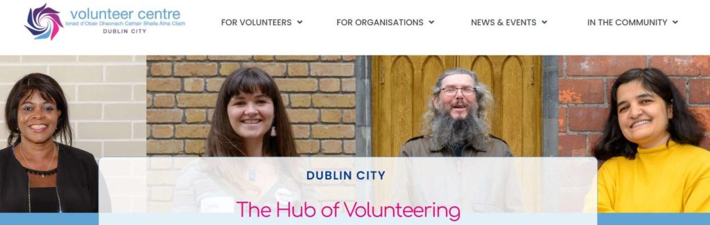 Dublin City Volunteer Centre Homepage