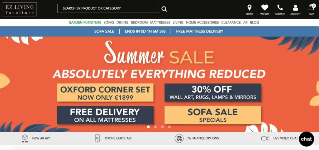 EZ Living Furniture Homepage