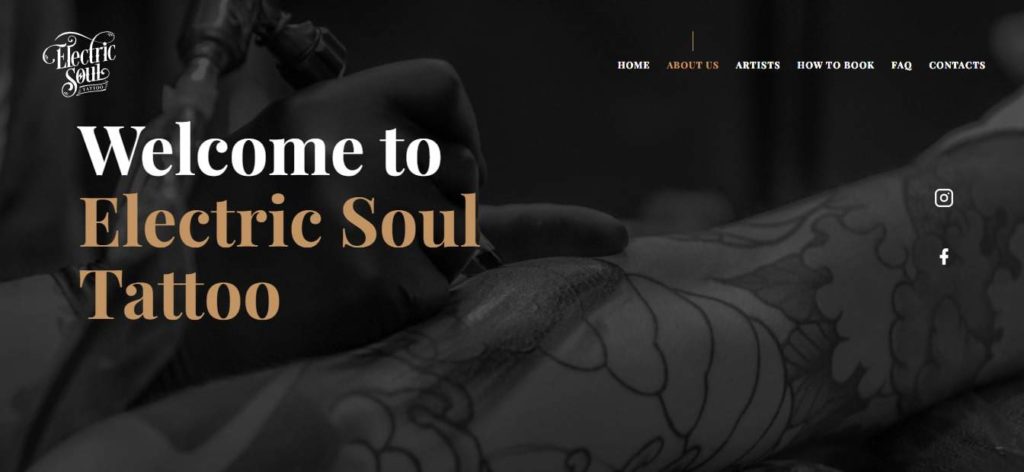 Electric Soul Tattoo Homepage