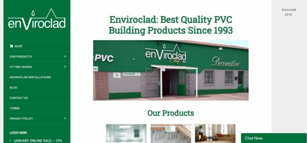 Enviroclad Shop Ltd. Homepage