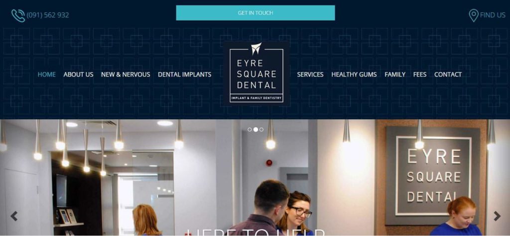 Eyre Square Dental Clinic Homepage