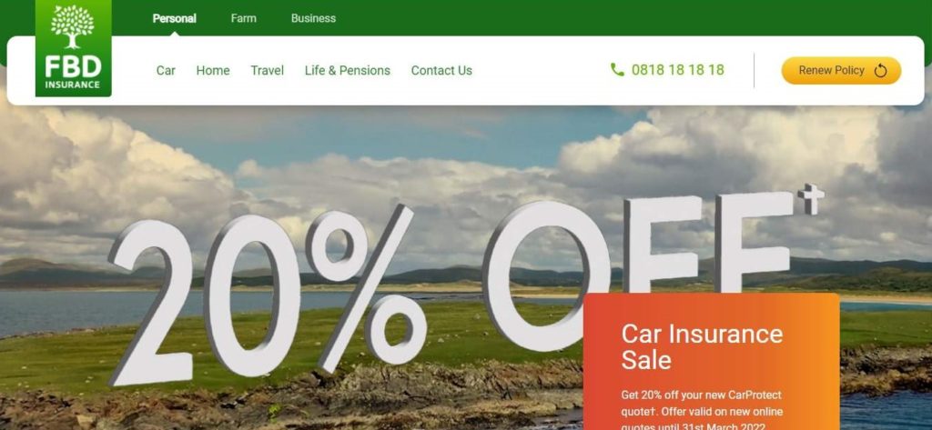 FBD Insurance - Letterkenny Homepage