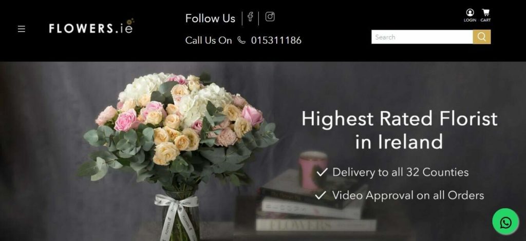 Flowers.ie Homepage