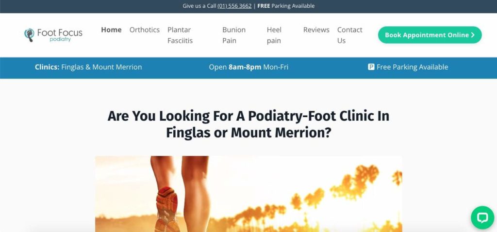 Foot Focus Podiatry Homepage