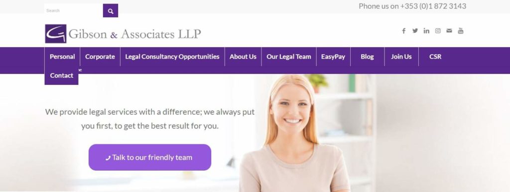Gibson & Associates LLP Homepage