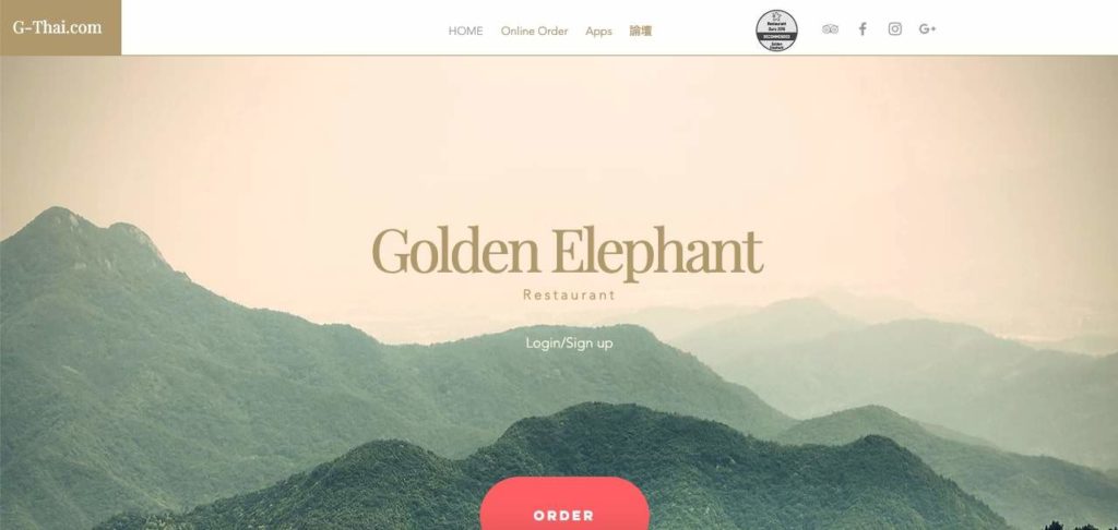 Golden Elephant Homepage