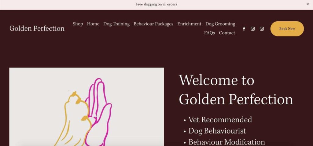Golden Perfection Homepage