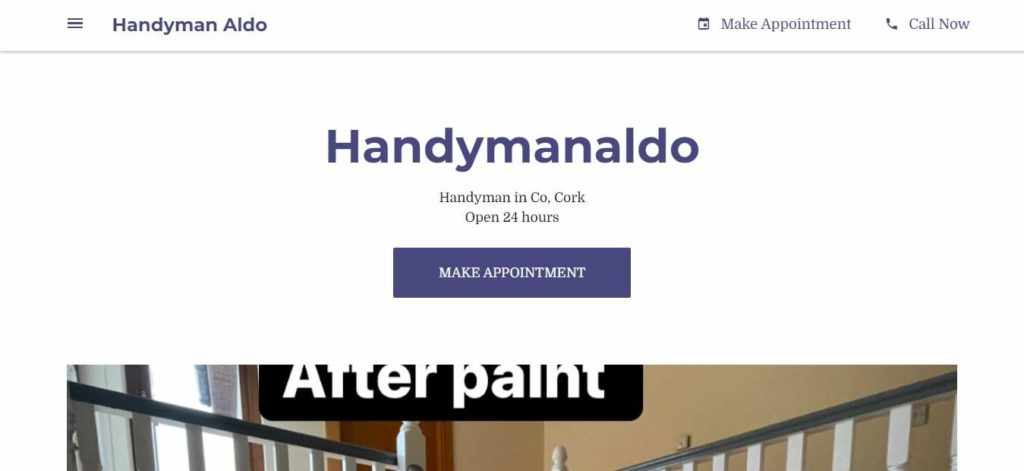 Handyman Aldo Homepage