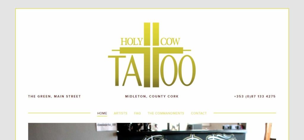 Holy Cow Tattoo Homepage