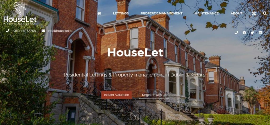 HouseLet Property Management Homepage