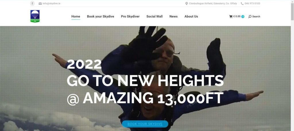 Irish Parachute Club Homepage