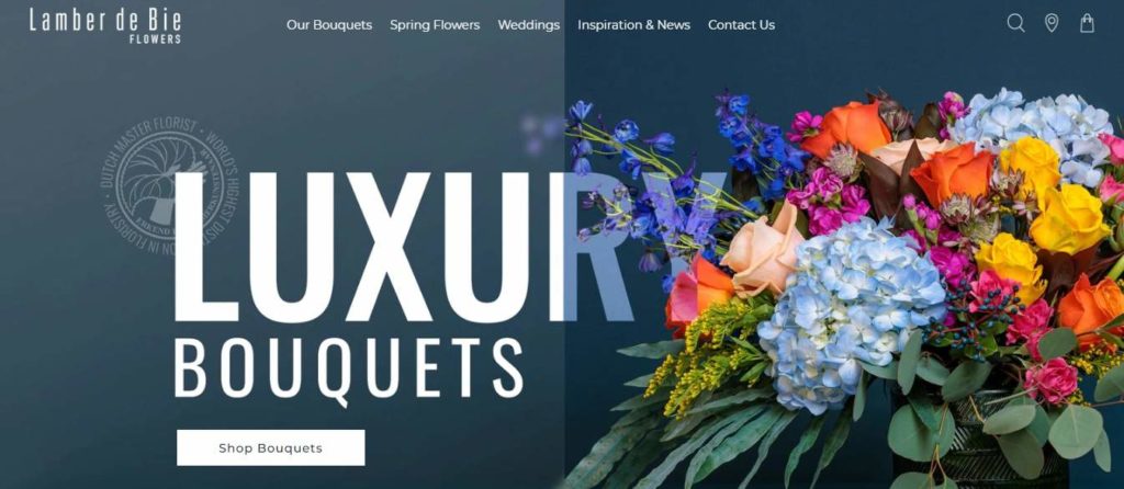 Lamber De Bie Flowers Waterford Homepage