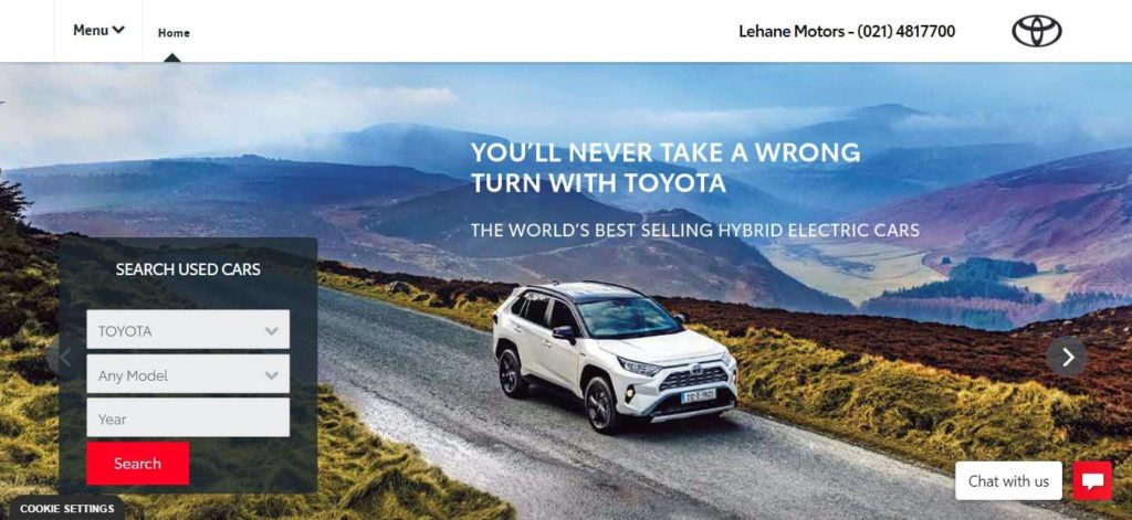 Lehane Motors Homepage