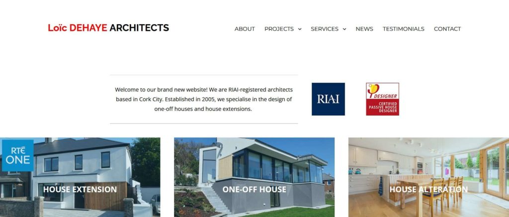 Loïc DEHAYE Architects Homepage