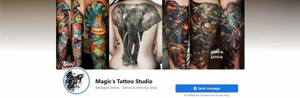 Magic's Tattoo Studio Homepage