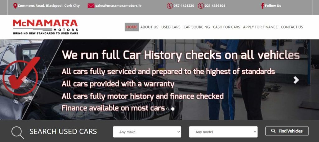 McNamara Motors Homepage