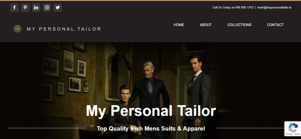 My Personal Tailor Homepage